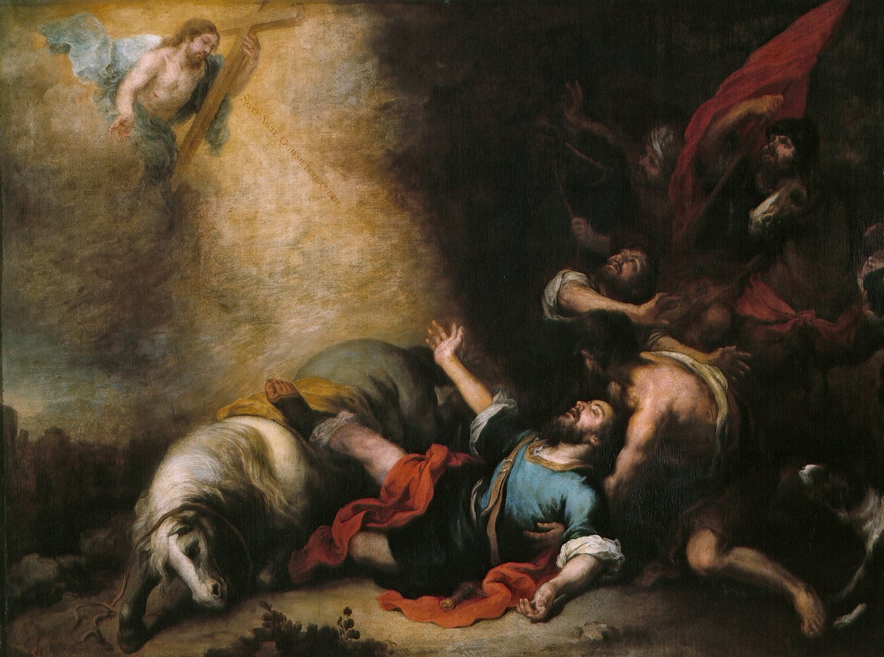 Szent Pál megtérése alkotó: Bartolomé Esteban Murillo