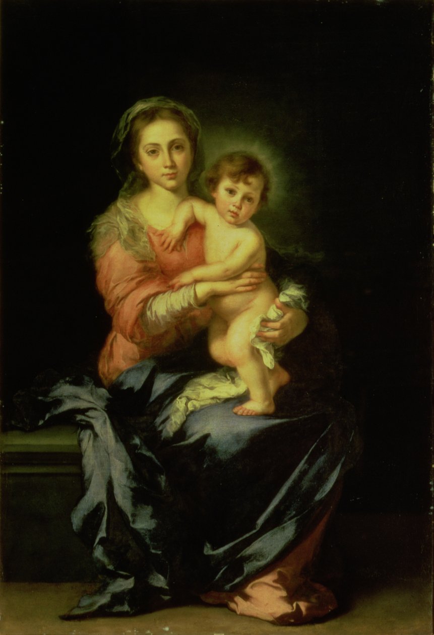 Madonna és gyermeke, 1638 után alkotó: Bartolomé Esteban Murillo