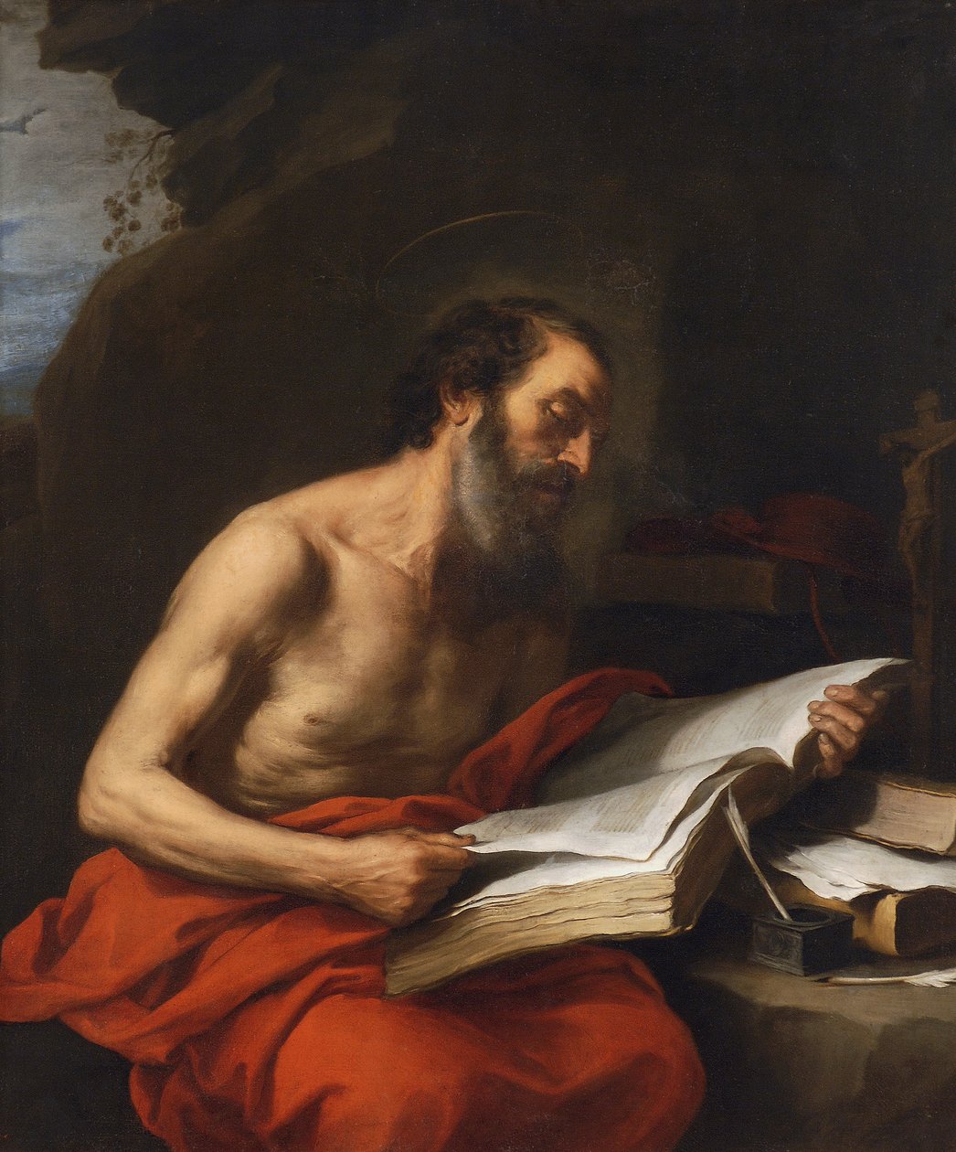 Szent Jeromos olvassa alkotó: Bartolomé Esteban Murillo