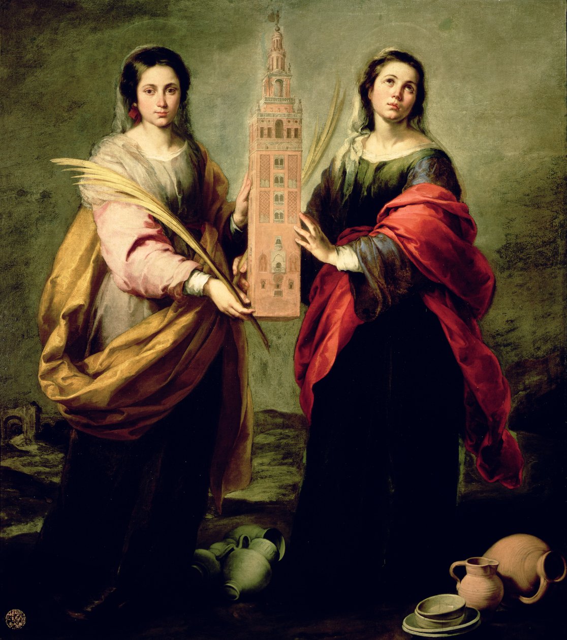 Szent Jusztina és Szent Rufina, 1675 alkotó: Bartolomé Esteban Murillo