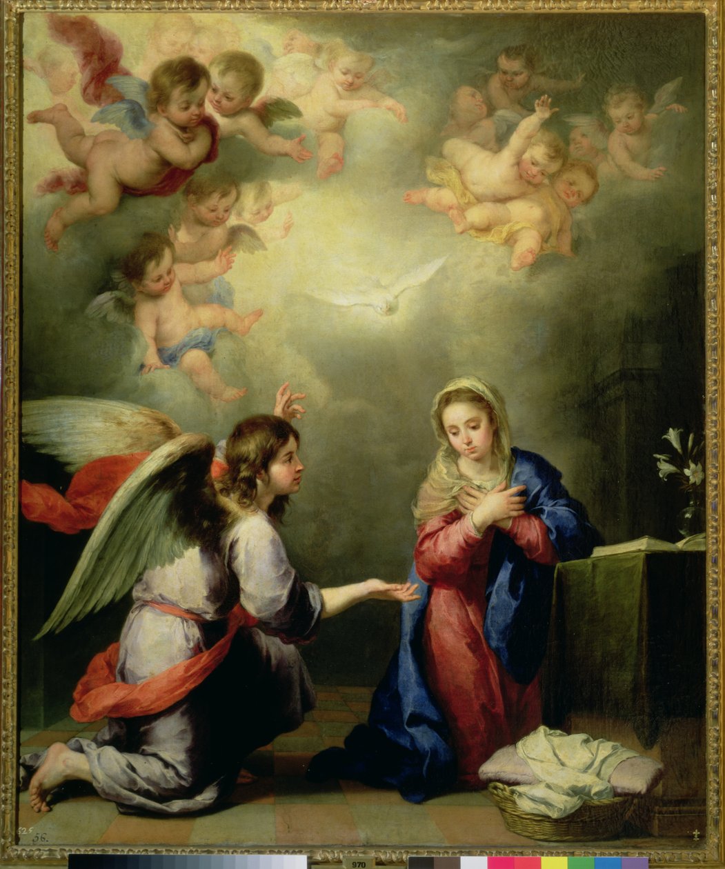 Angyali üdvözlet, 17. század alkotó: Bartolomé Esteban Murillo