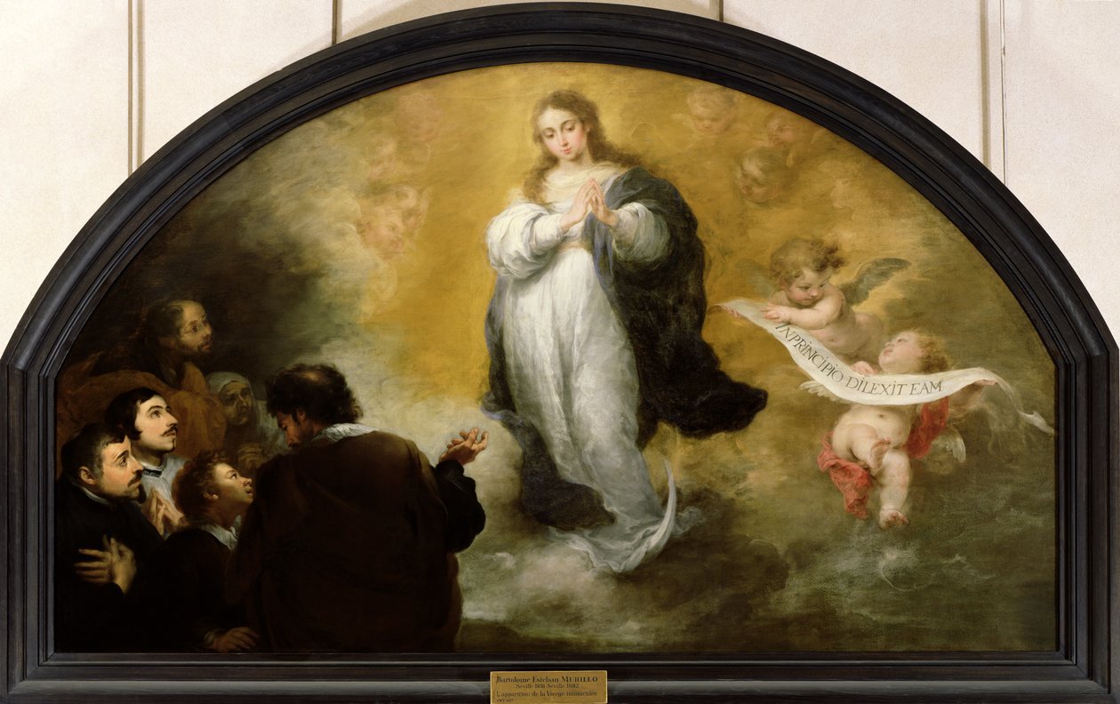 A Szűzanya jelenése, 1665 alkotó: Bartolomé Esteban Murillo