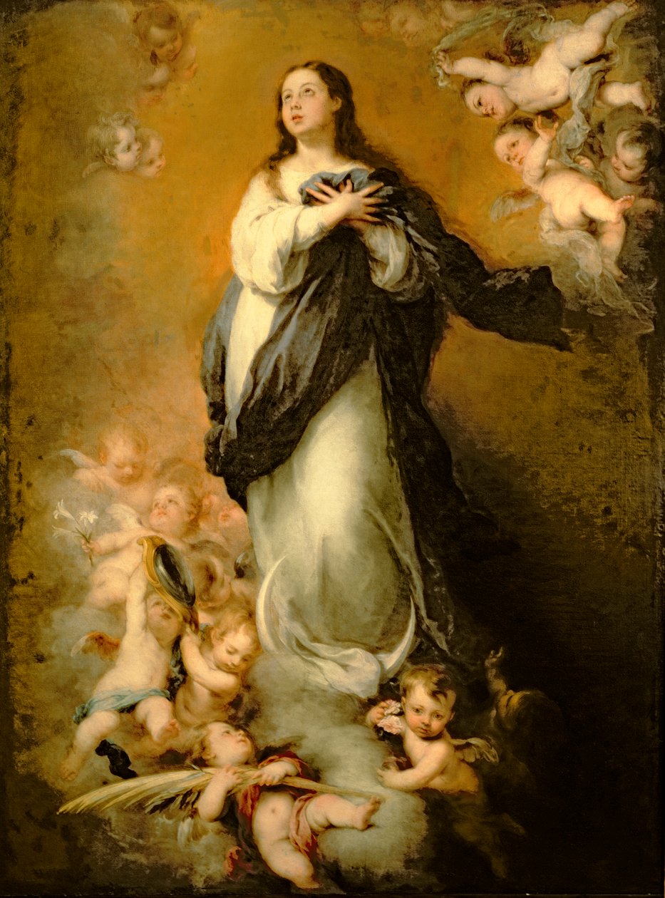 A Szeplőtelen Fogantatás alkotó: Bartolomé Esteban Murillo
