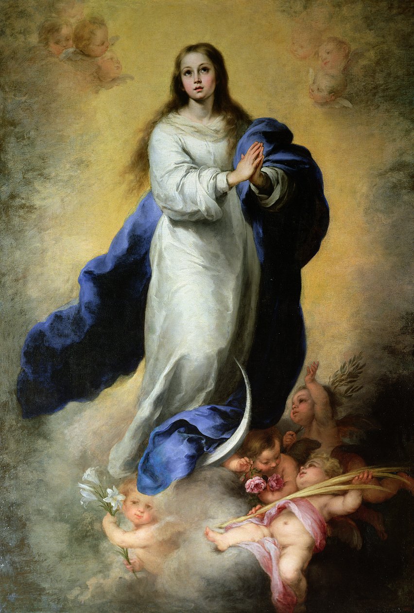 A Szeplőtelen Fogantatás, 1660-65 alkotó: Bartolomé Esteban Murillo