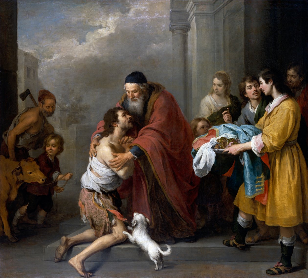 A tékozló fiú visszatérése alkotó: Bartolomé Esteban Murillo