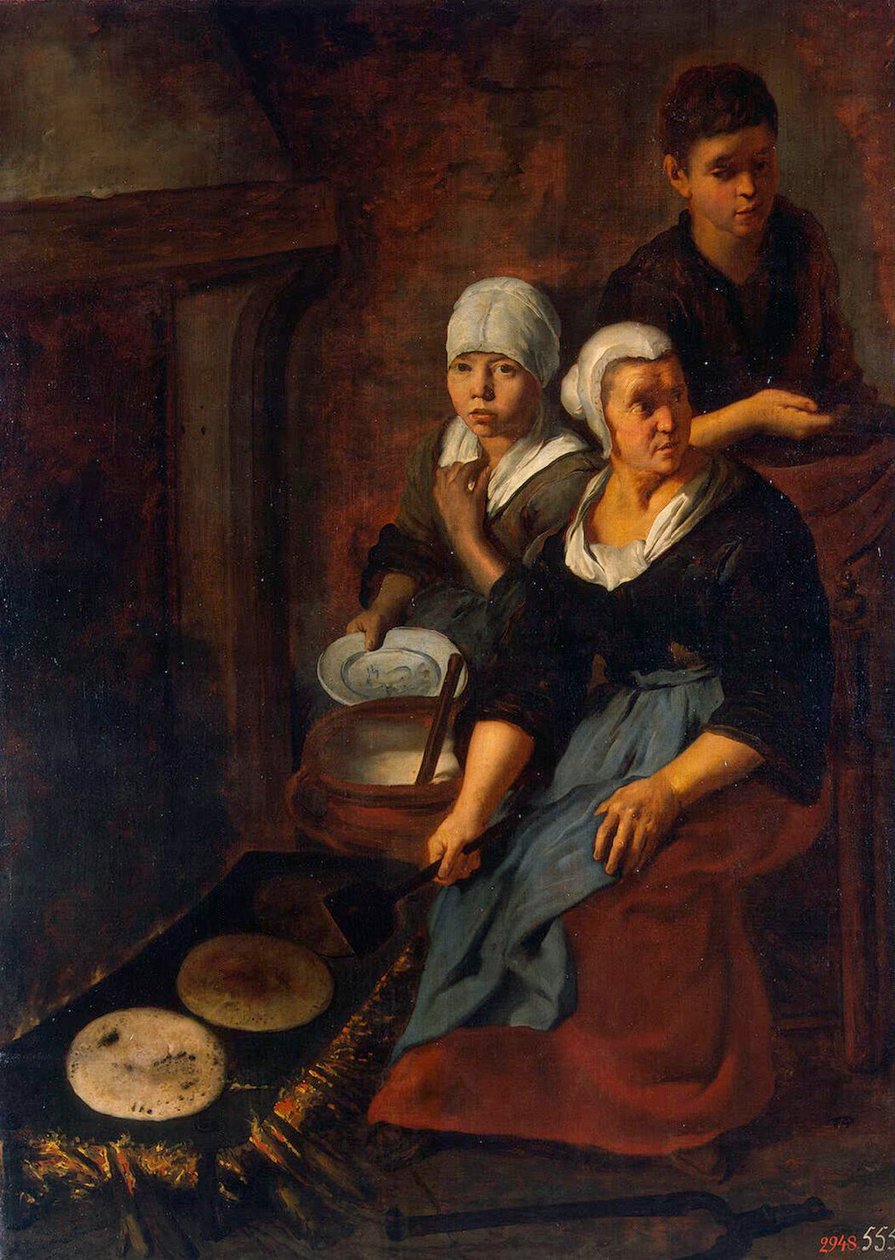 Lapos sütemények sütése, 1645-1648. alkotó: Bartolomé Esteban Murillo