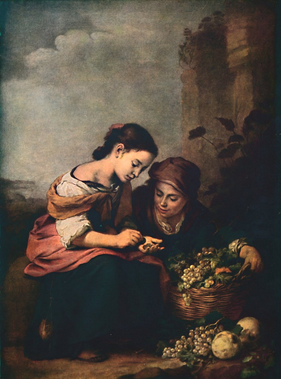 A pénzüket számláló gyümölcsárusok, 1618, 1914. alkotó: Bartolomé Esteban Murillo