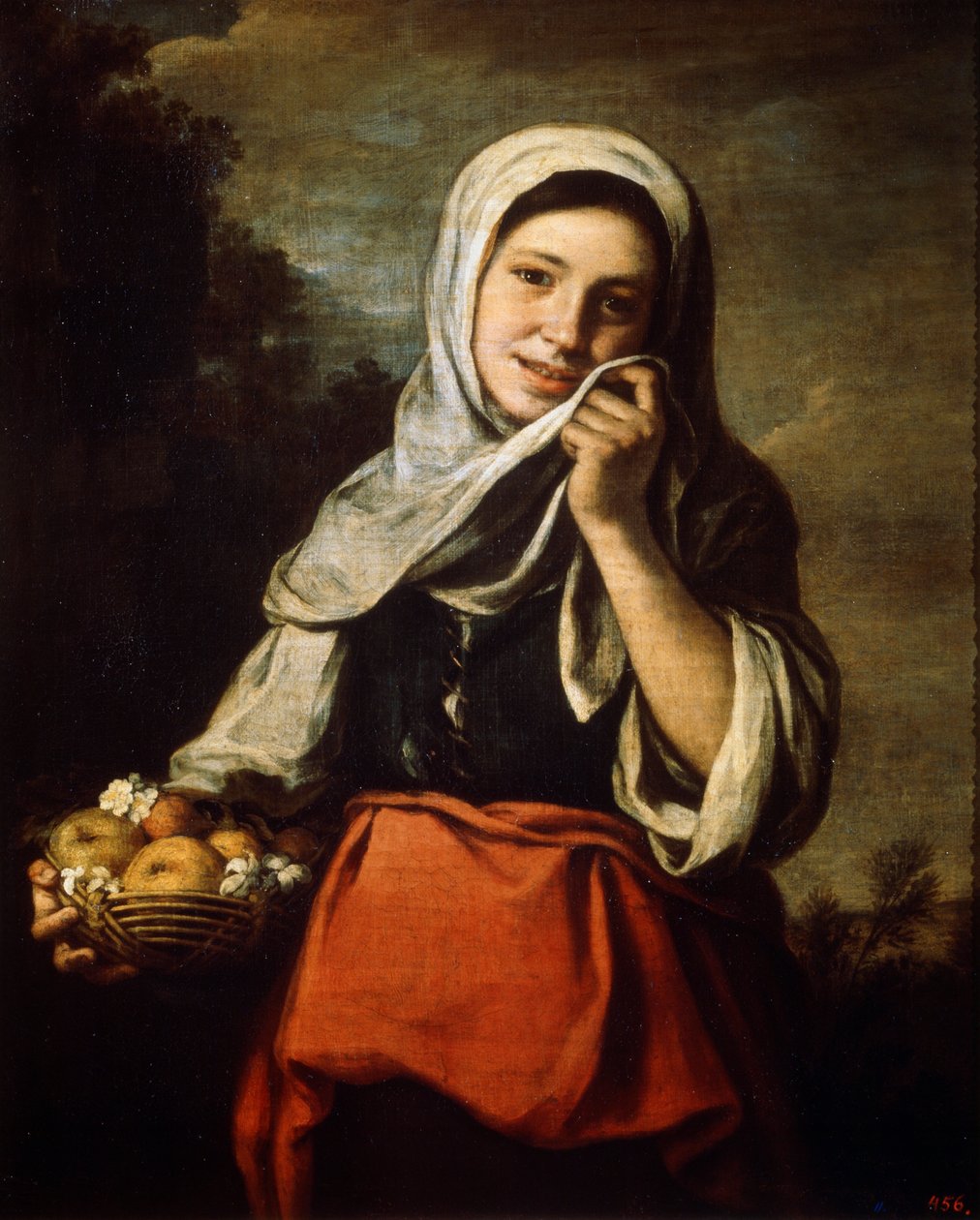 Lány gyümölcsöt árul, c1650-c1660 alkotó: Bartolomé Esteban Murillo