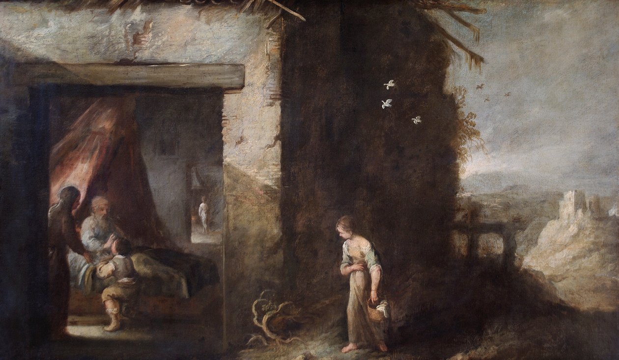 „Izsák áldja meg Jákobot”, 17. század alkotó: Bartolomé Esteban Murillo