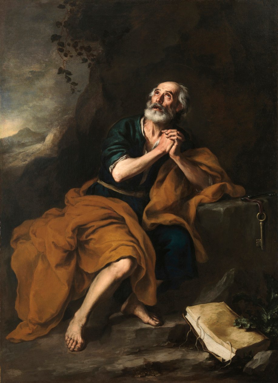Péter apostol, 1665-1670. alkotó: Bartolomé Esteban Murillo