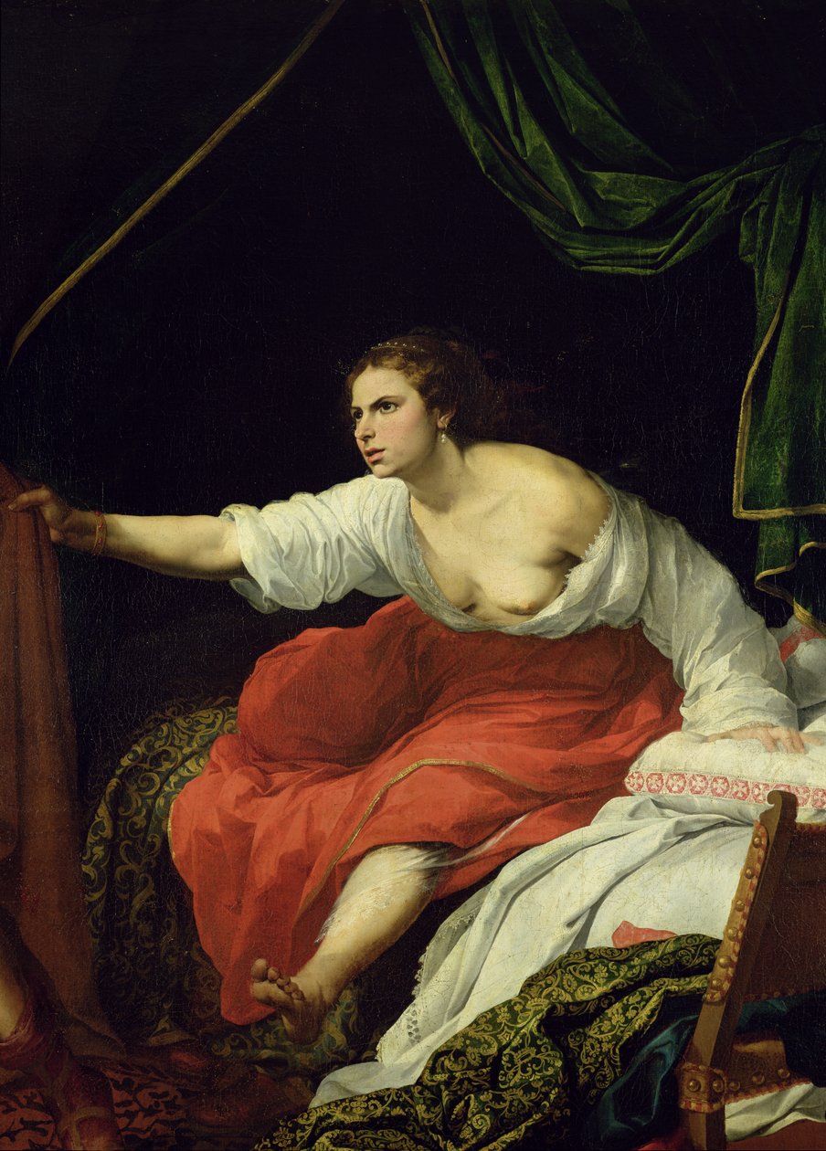 Potifár felesége, részlet József és Potifár felesége, 1645-48, lásd: 242067 alkotó: Bartolomé Esteban Murillo