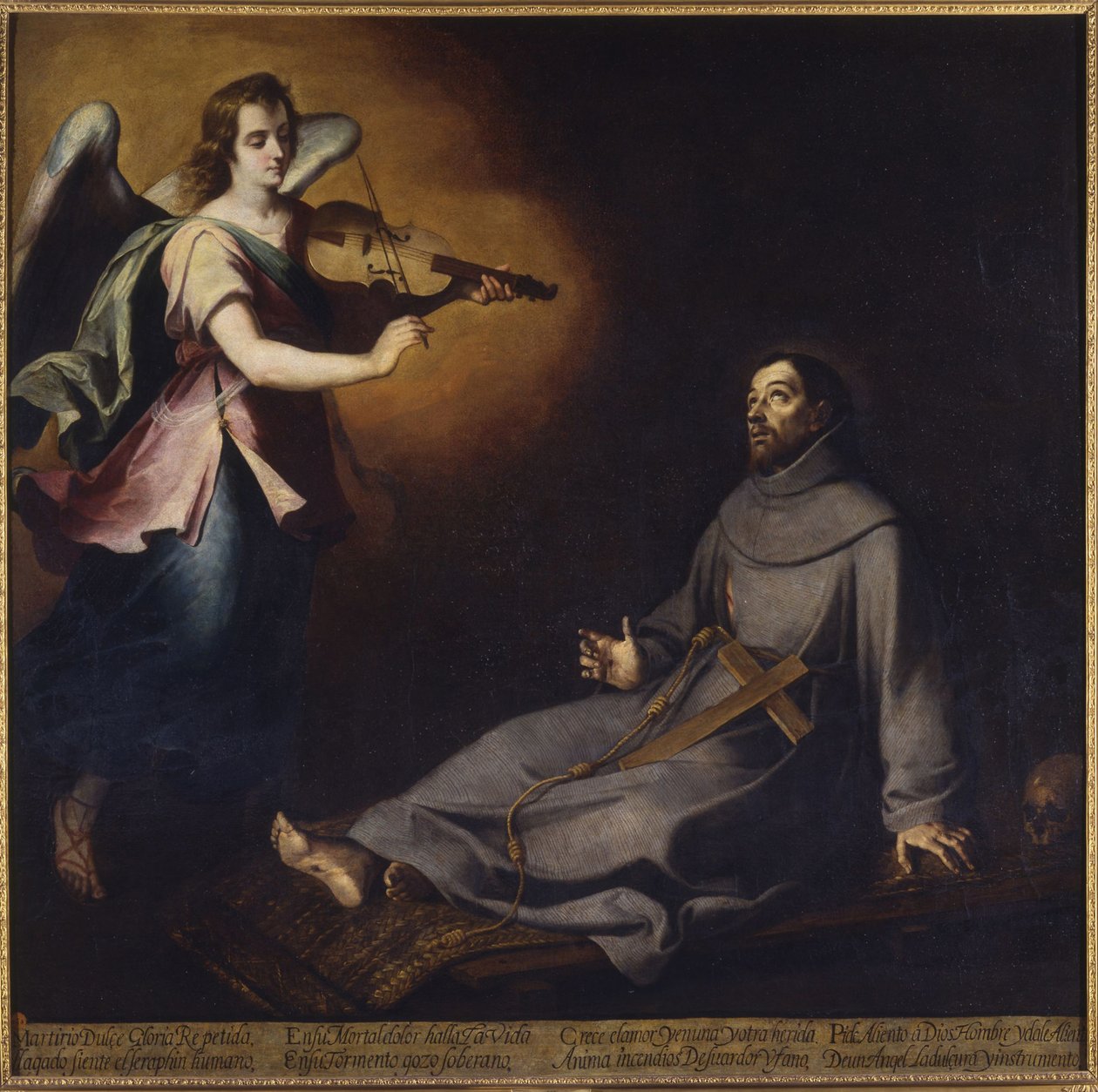 Assisi Szent Ferenc extázisban, Kr. e. 1646. alkotó: Bartolomé Esteban Murillo