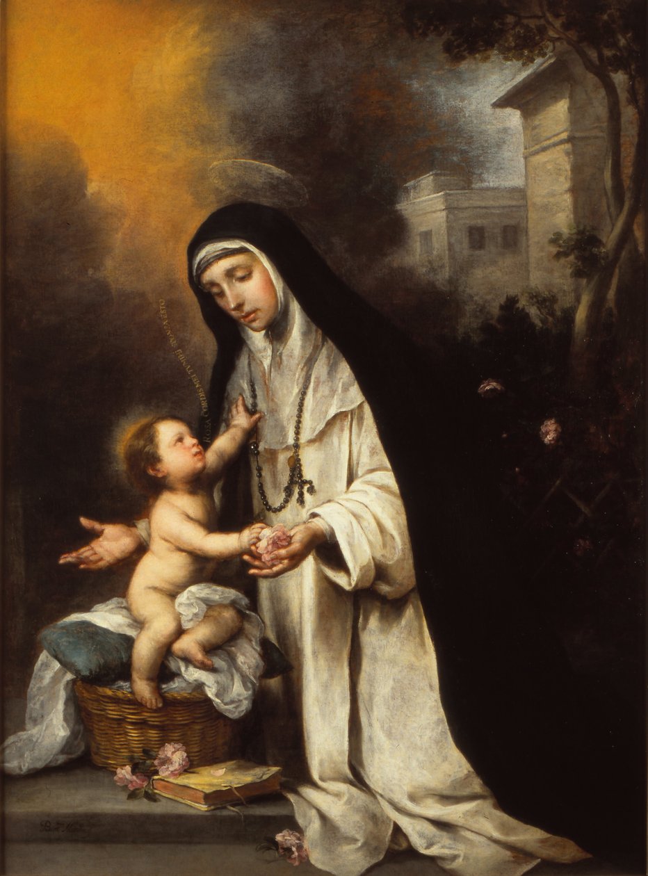 Limai Szent Rózsa, 1670 alkotó: Bartolomé Esteban Murillo