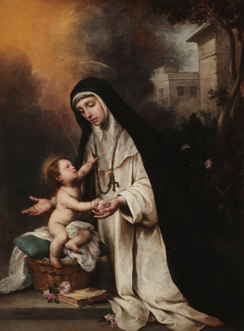 Santa Rosa de Lima alkotó: Bartolomé Esteban Murillo