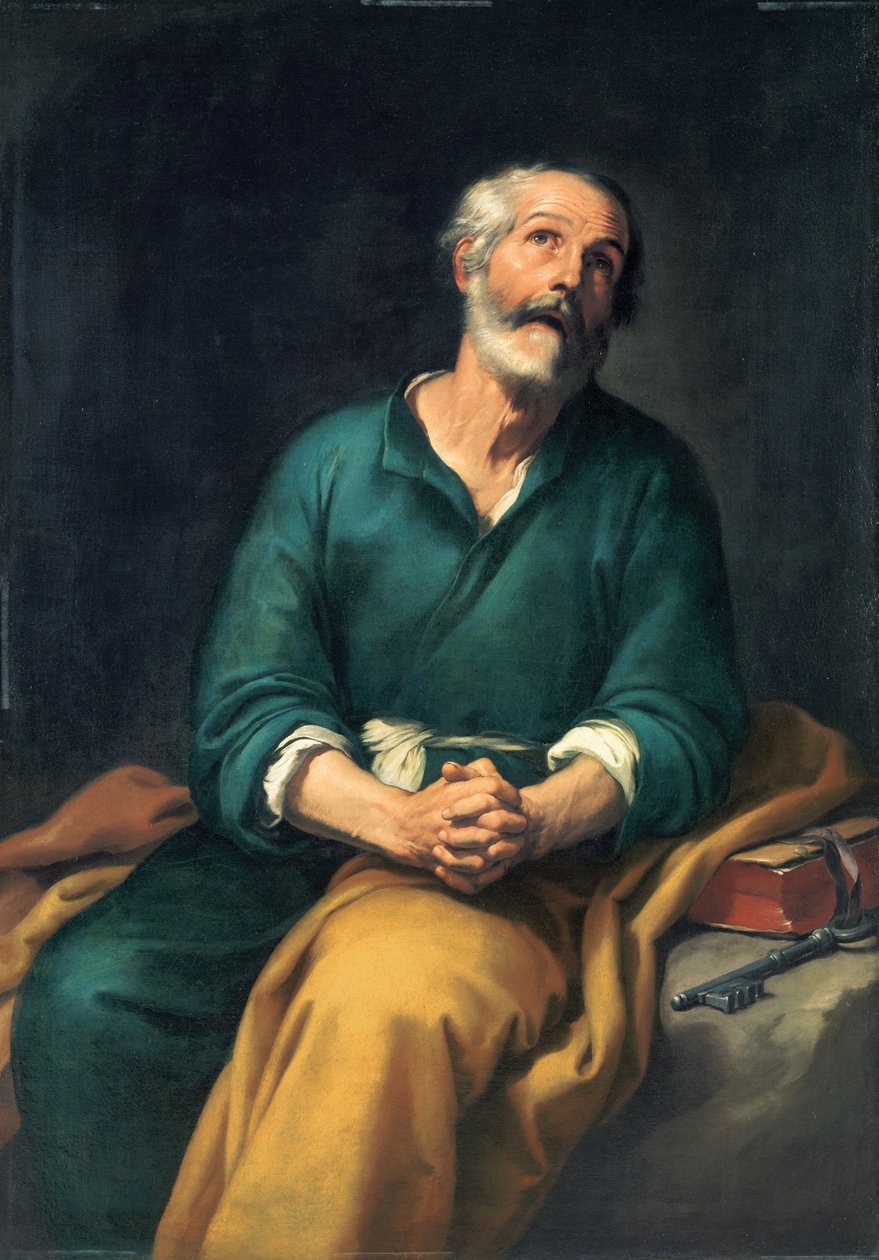 Spanyol: San Pedro en lágrimas Szent Péter könnyek között alkotó: Bartolomé Esteban Murillo