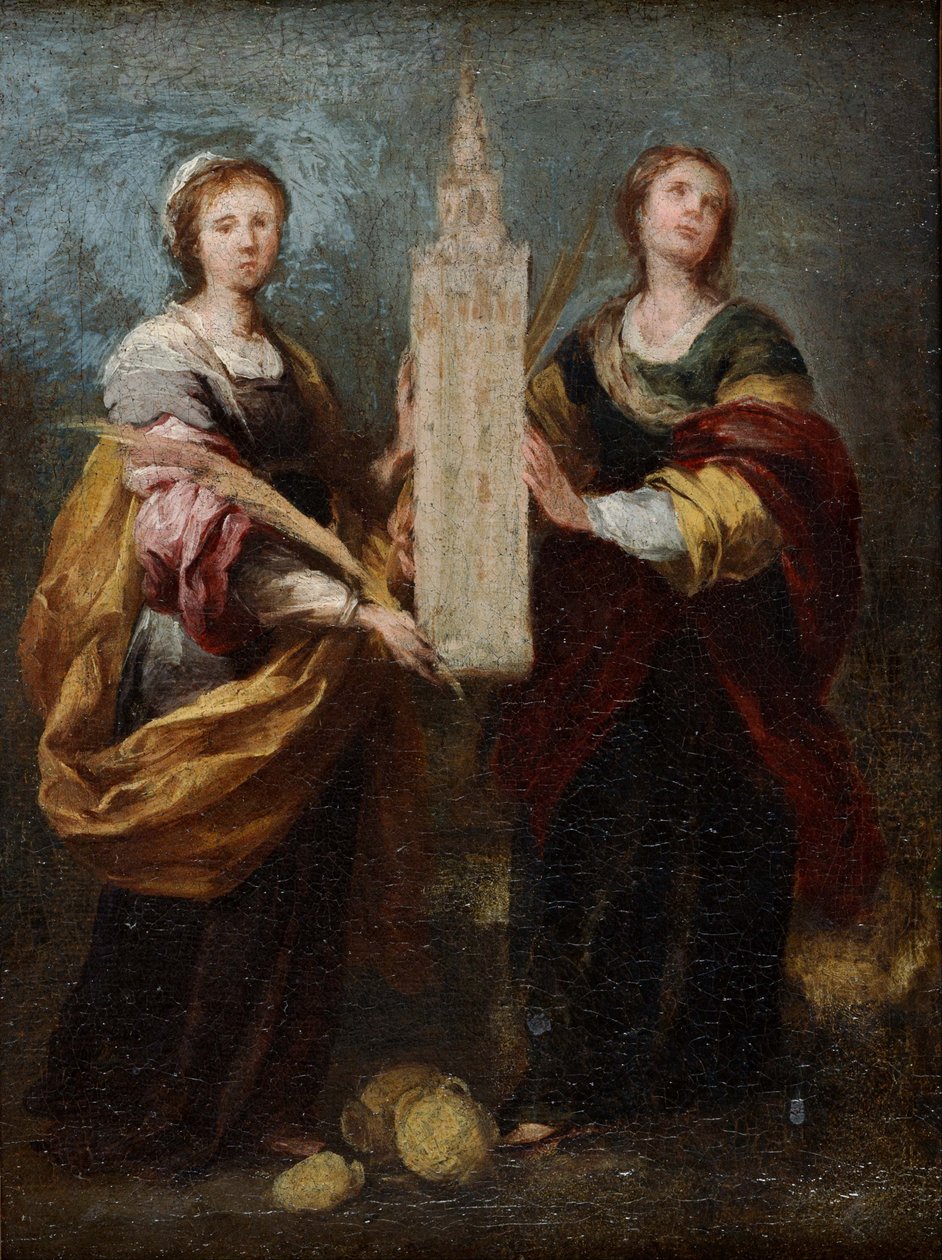 Szent Juszta és Szent Rufina alkotó: Bartolomé Esteban Murillo
