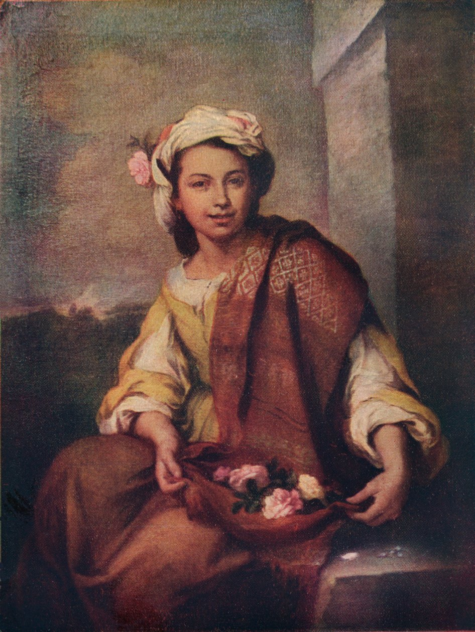 A viráglány, 1665-70 alkotó: Bartolomé Esteban Murillo