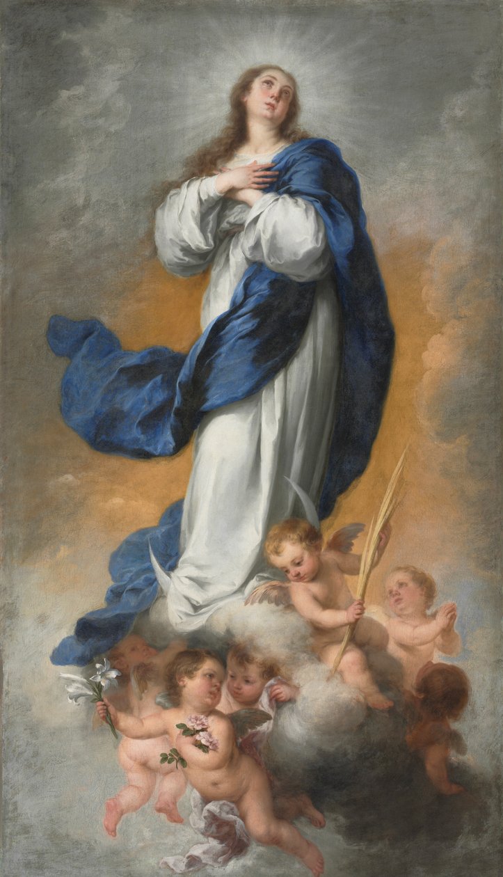 A Szeplőtelen Fogantatás alkotó: Bartolomé Esteban Murillo