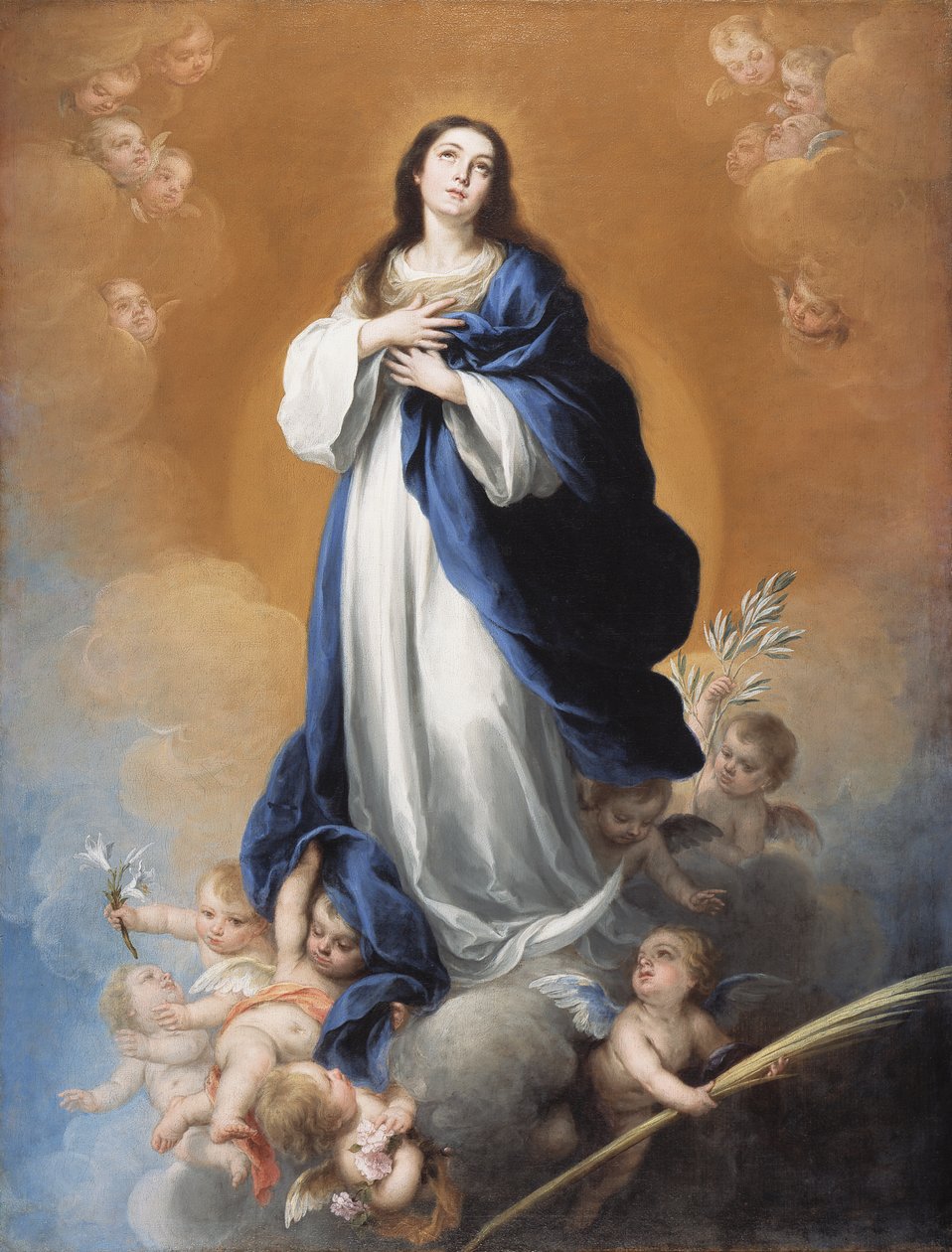 A Szeplőtelen Fogantatás alkotó: Bartolomé Esteban Murillo