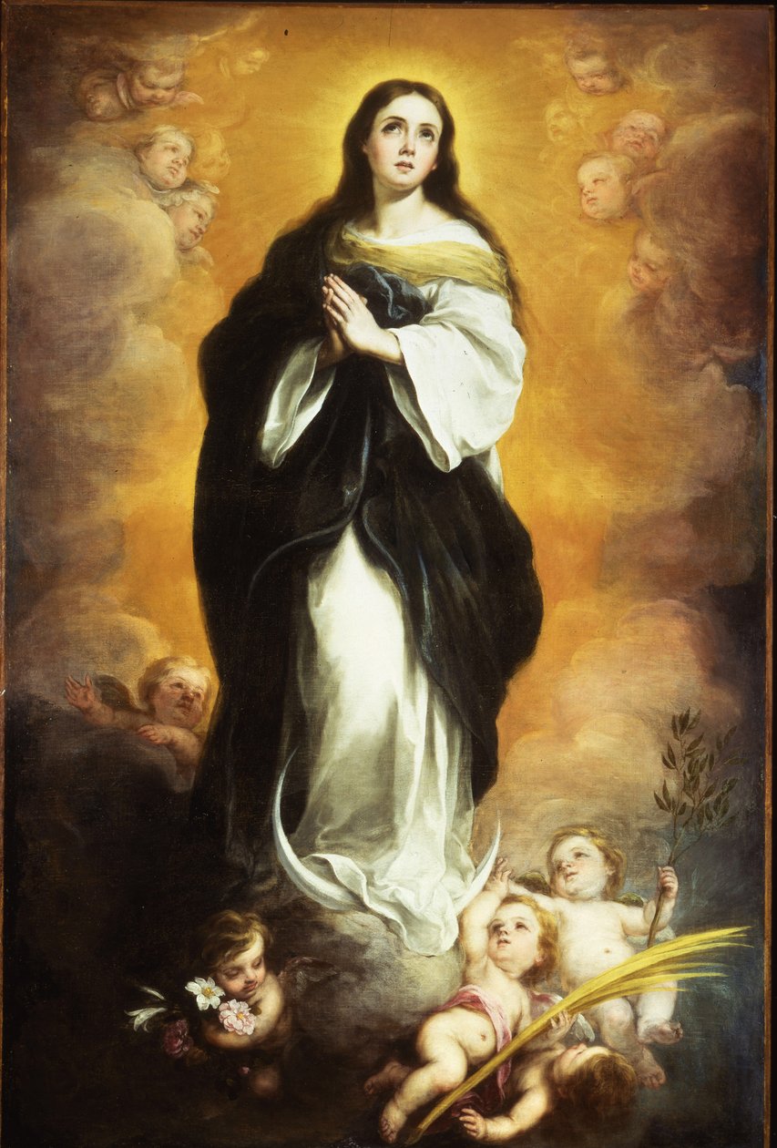 A Szeplőtelen Fogantatás alkotó: Bartolomé Esteban Murillo