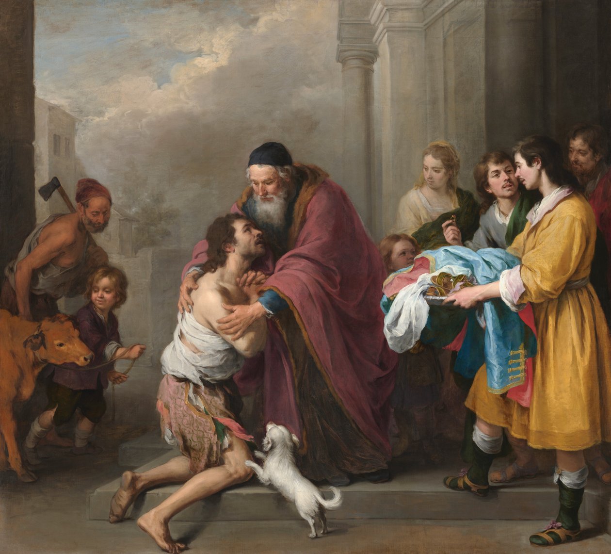 A tékozló fiú visszatérése alkotó: Bartolomé Esteban Murillo
