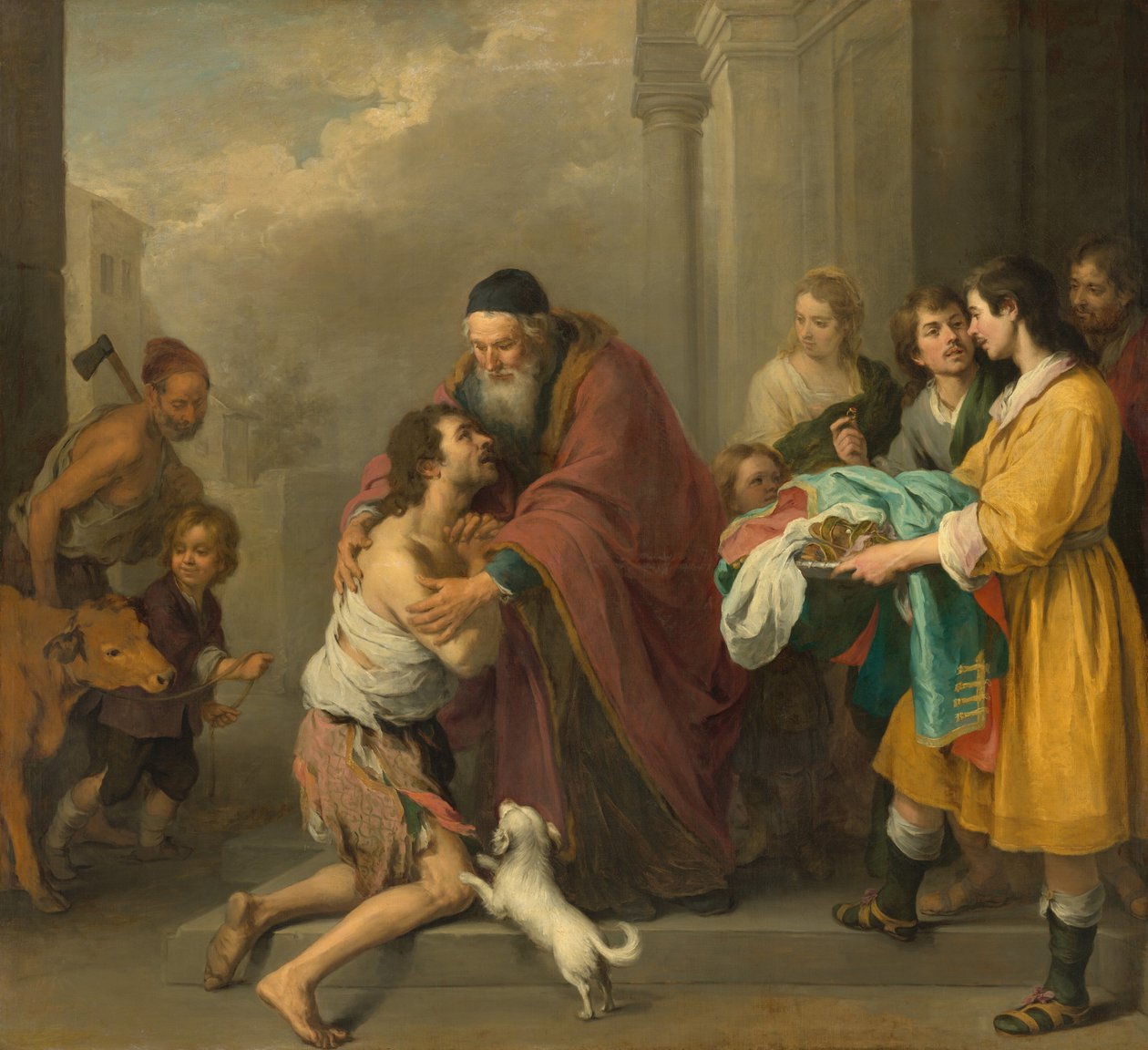 A tékozló fiú visszatérése, 16671670. alkotó: Bartolomé Esteban Murillo