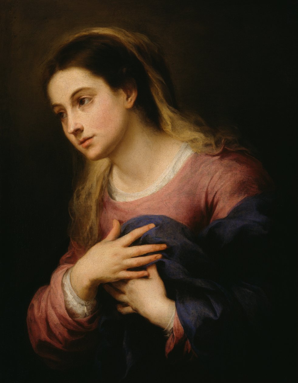 Az Angyali üdvözlet Szűza, 1670-80 alkotó: Bartolomé Esteban Murillo