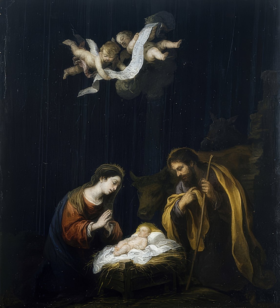 Karácsony. 1668 körül alkotó: Bartolomé Esteban Murillo