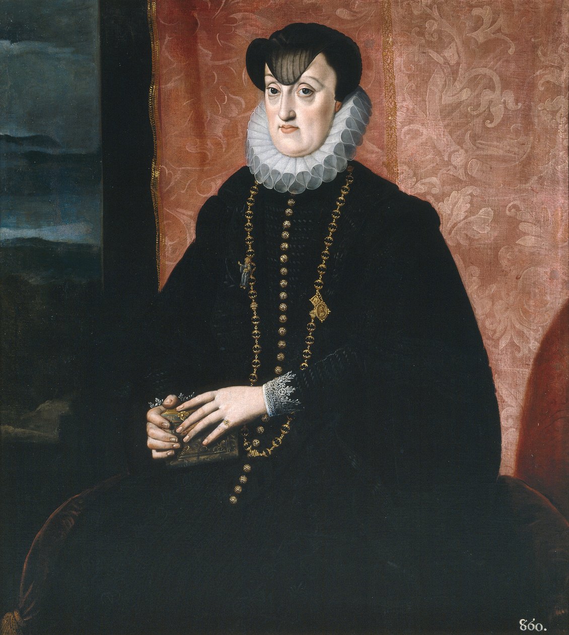 angolul: Maria bajor főhercegnő, Stájerország hercegnője alkotó: Bartolomé González y Serrano