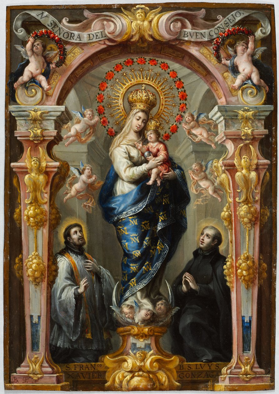 Jótanácsos Szűzanya alkotó: Bartolomé Pérez