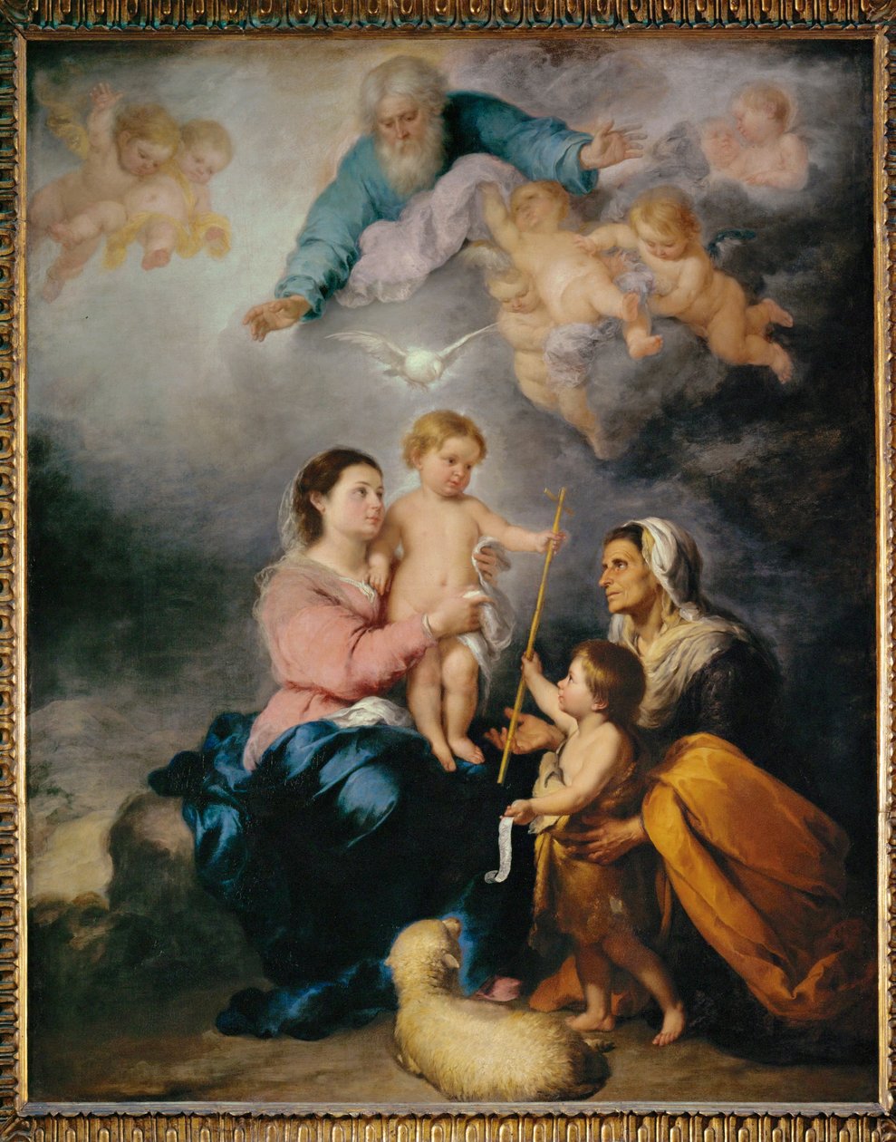 A Szent Család, a Sevillai Szűz néven ismert - ... alkotó: Bartolome Esteban (school of) Murillo