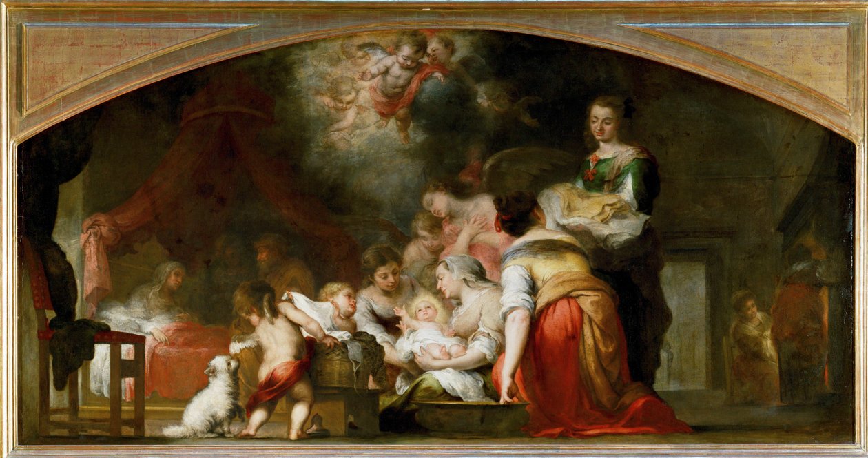 La naissance de la Vierge - Szent Mária születése ... alkotó: Bartolome Esteban (school of) Murillo