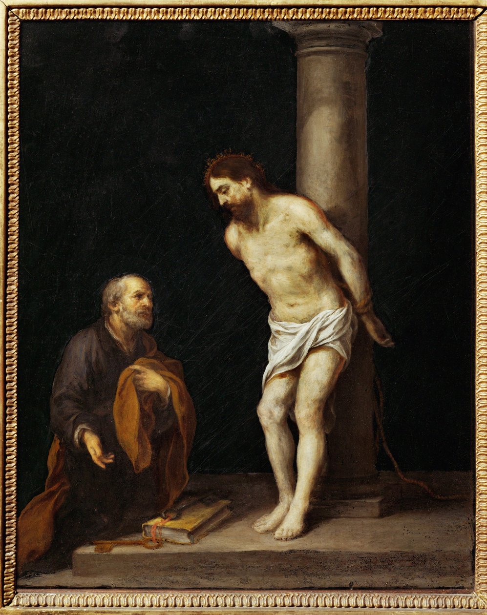 Krisztusnak van az oszlop ... alkotó: Bartolome Esteban (school of) Murillo