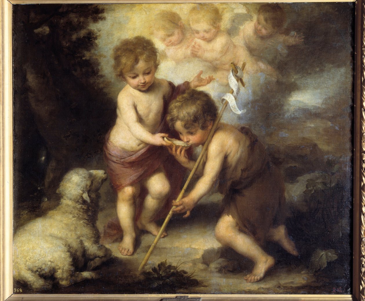 Gyermekek a kagylóban. Bartolome Murillo (1618-1682) festménye alkotó: Bartolomé Esteban Murillo