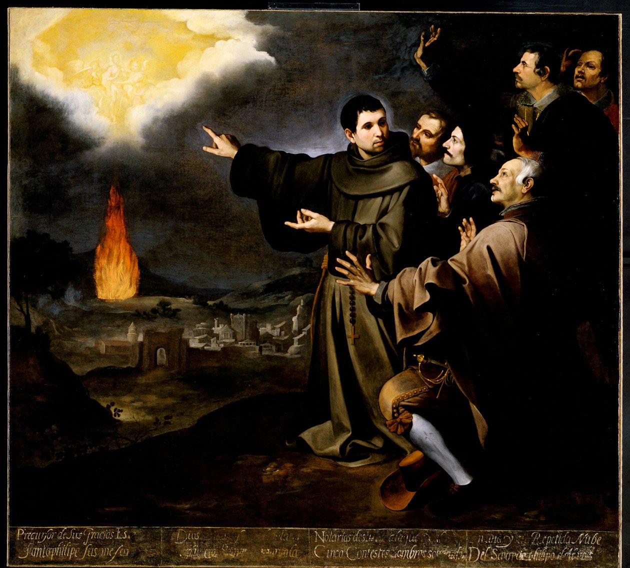 Alcalái Julián testvér látomása II. Fülöp spanyol király lelkének mennybemeneteléről alkotó: Bartolomé Esteban Murillo
