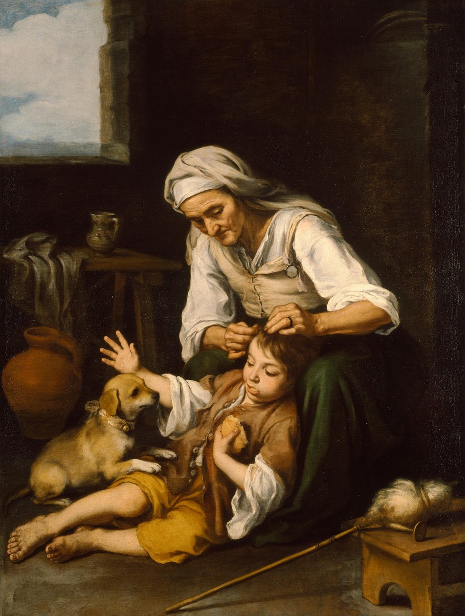 Otthoni toalett alkotó: Bartolomé Esteban Murillo
