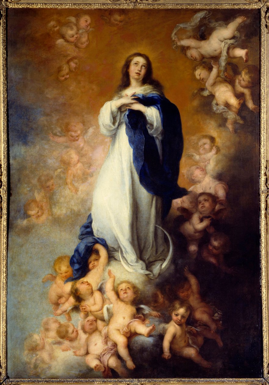 Makulátlan dizájn. Bartolome Murillo (1618-1682) festménye Ec. Esp alkotó: Bartolomé Esteban Murillo