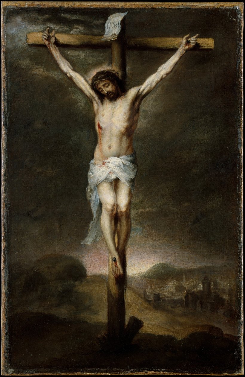 A keresztre feszítés alkotó: Bartolomé Esteban Murillo