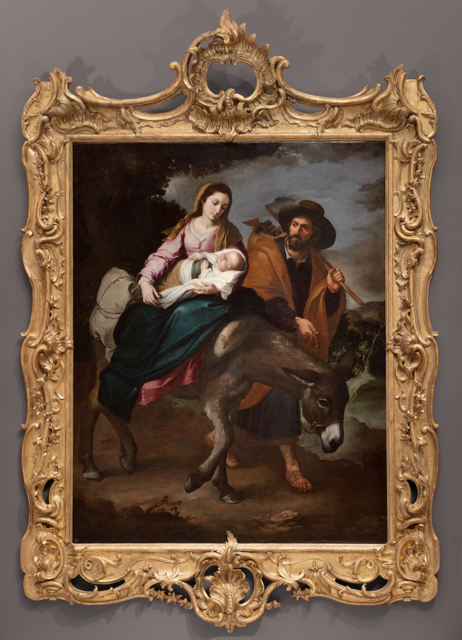 Repülés Egyiptomba, 1647-50 körül (olaj, vászon) alkotó: Bartolomé Esteban Murillo