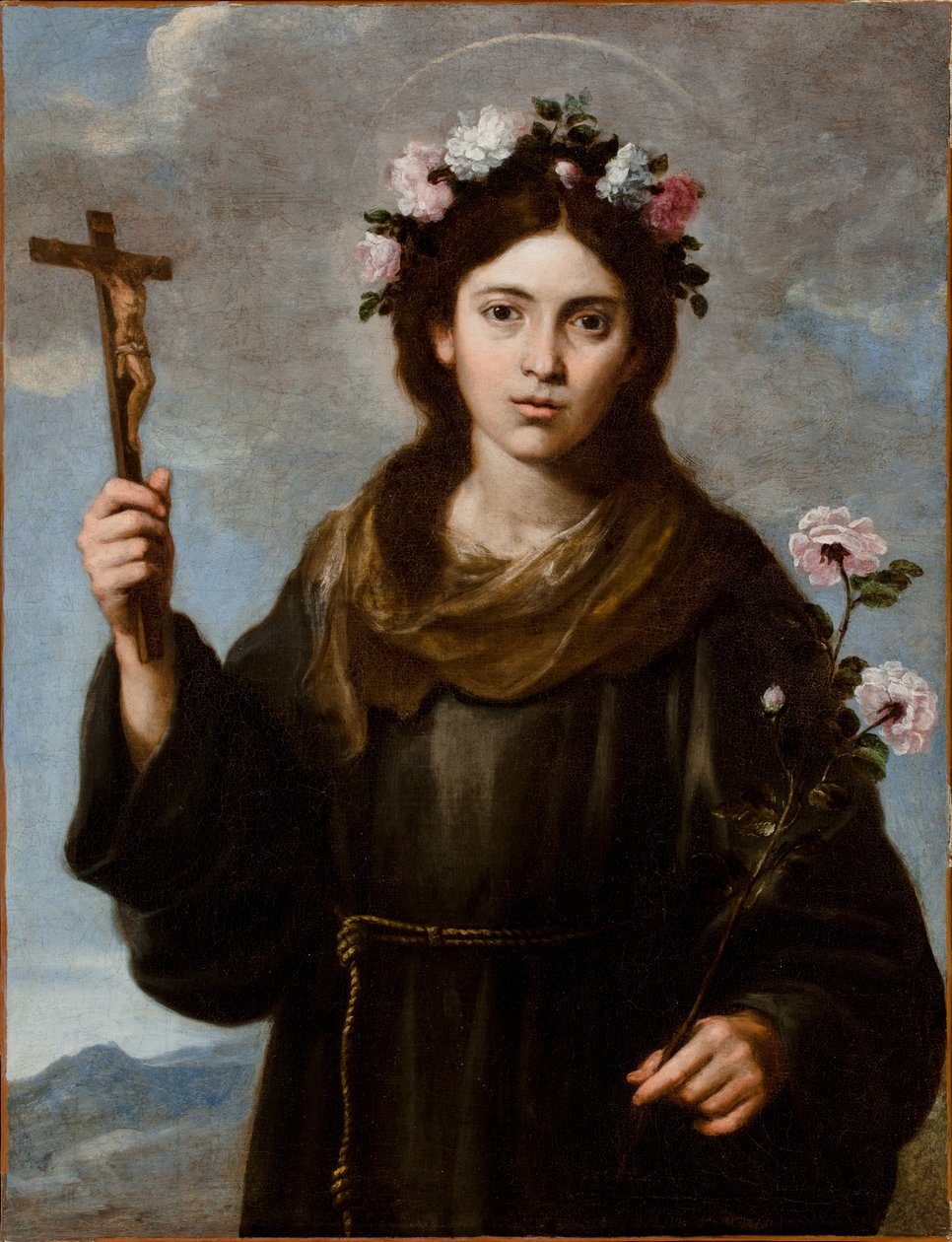 Viterbói Szent Rosa (1233-51) alkotó: Bartolome Esteban school of Murillo