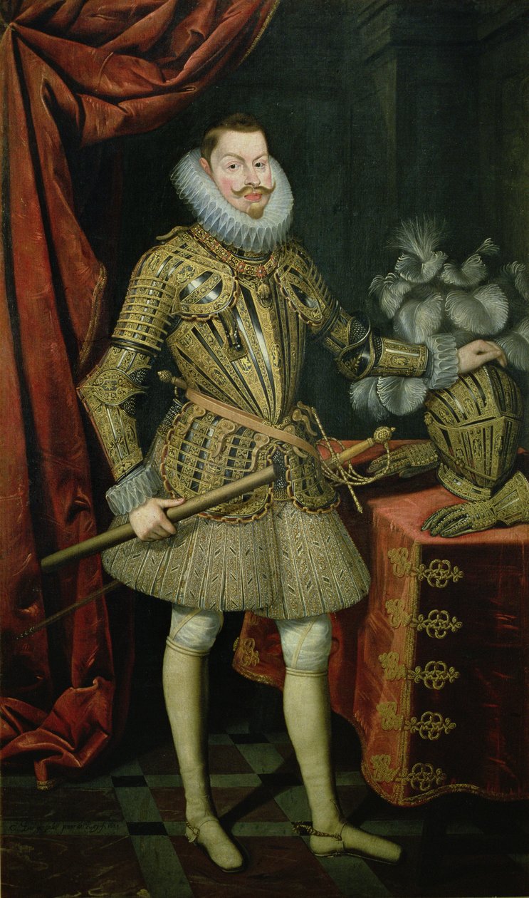 III. Fülöp spanyol portréja (1578-1621) 1621 (olaj, vászon) alkotó: Bartolome Gonzalez