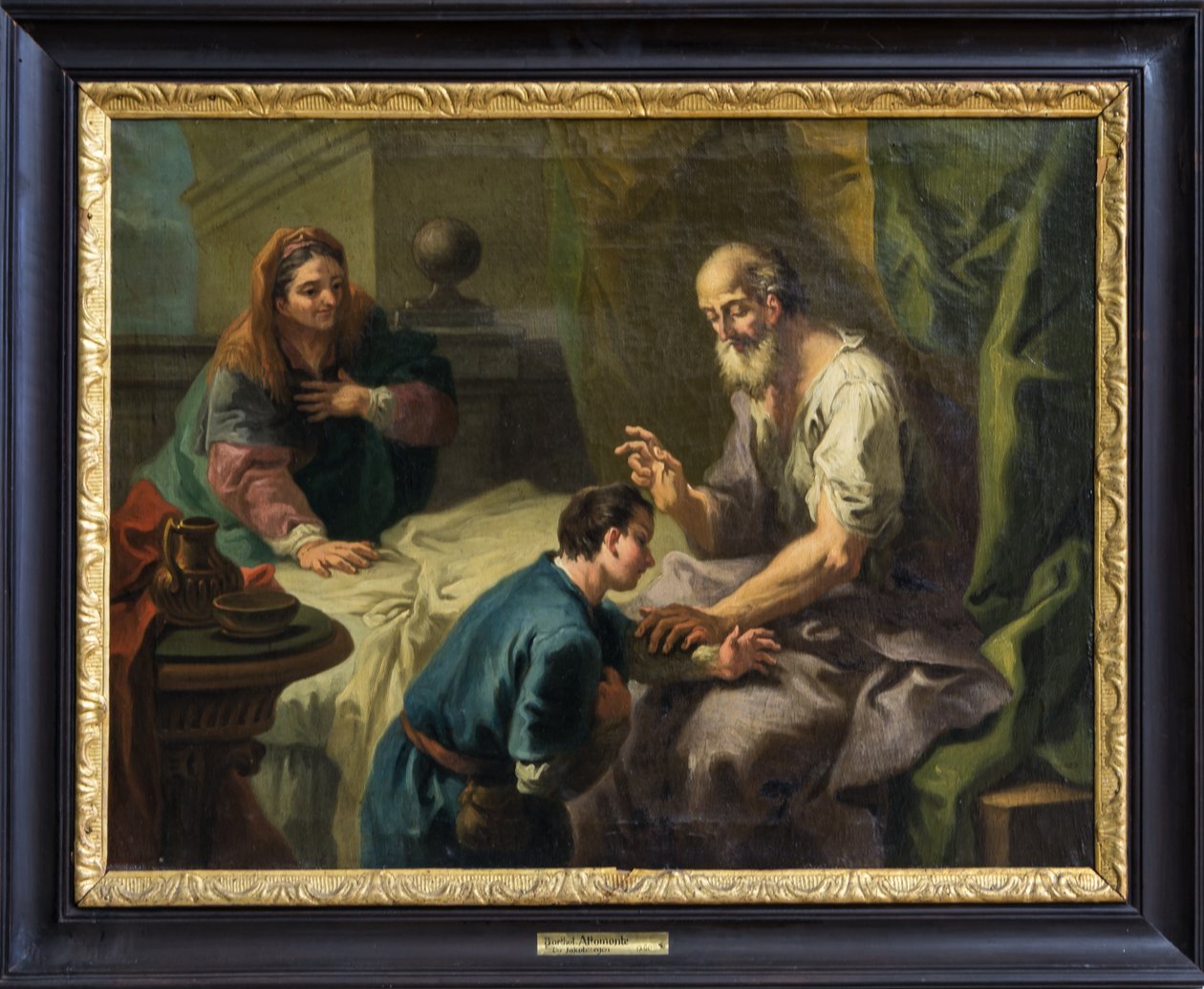 Izsák megáldja Jákóbot alkotó: Bartolomeo Altomonte