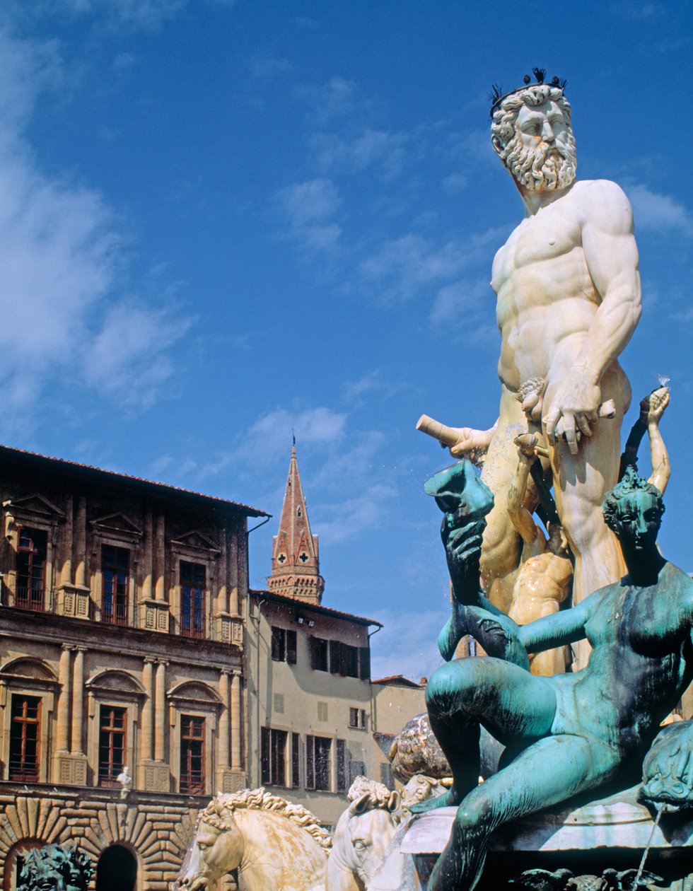 Neptunusz-kút, 1560-75 (márvány és bronz) alkotó: Bartolomeo Ammannati