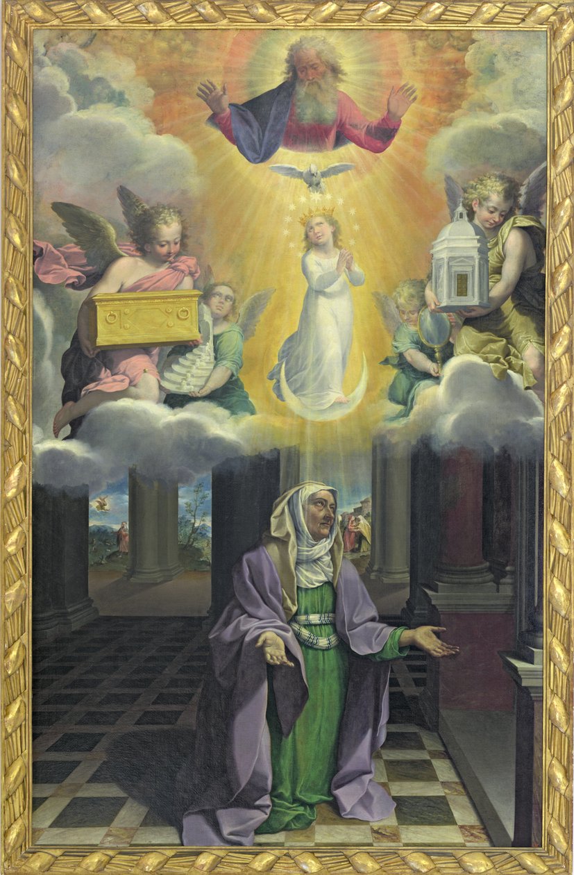 Szent Anna és a Szeplőtelen Fogantatás alkotó: Bartolomeo Cesi