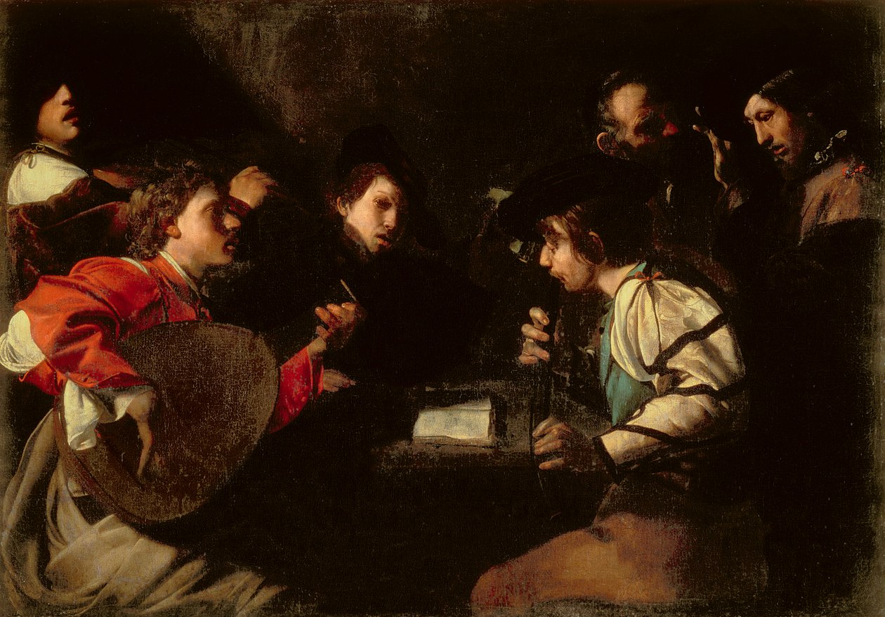 Egy koncert, 1610-20 körül alkotó: Bartolomeo Manfredi