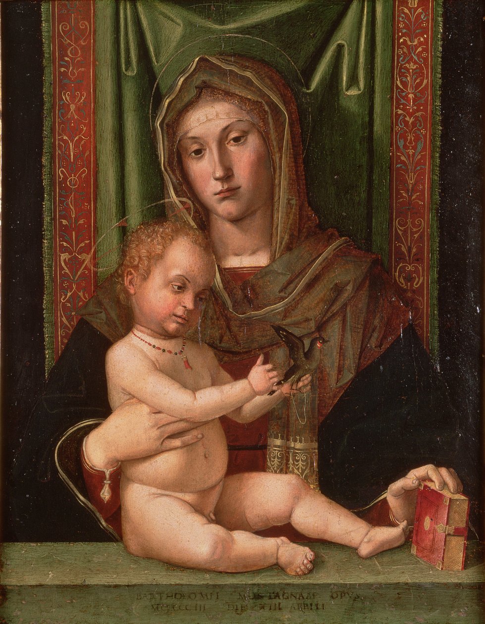 Madonna és gyermeke (panel) alkotó: Bartolomeo Montagna