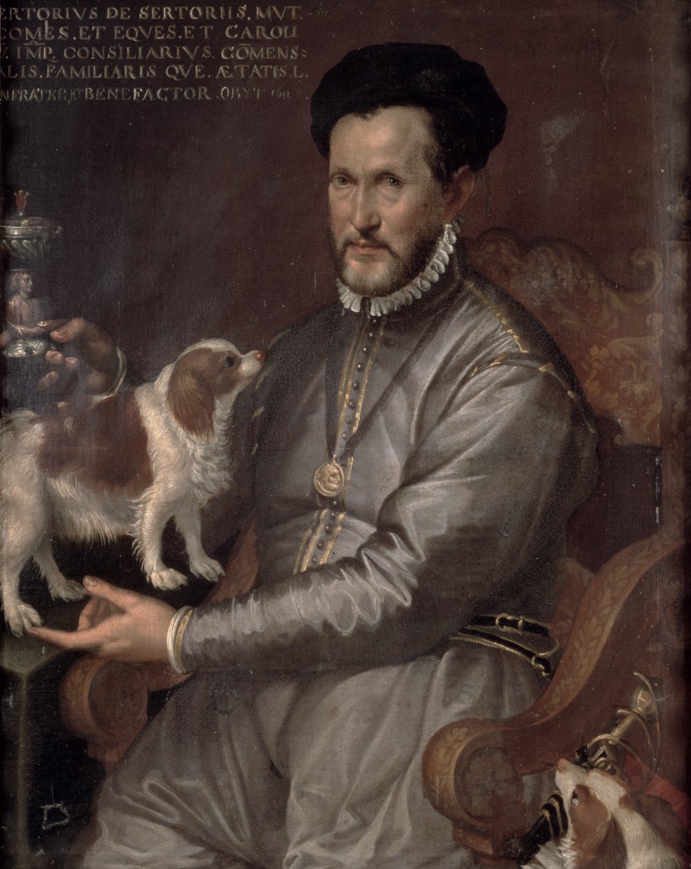 Sertorio gróf portréja alkotó: Bartolomeo Passarotti