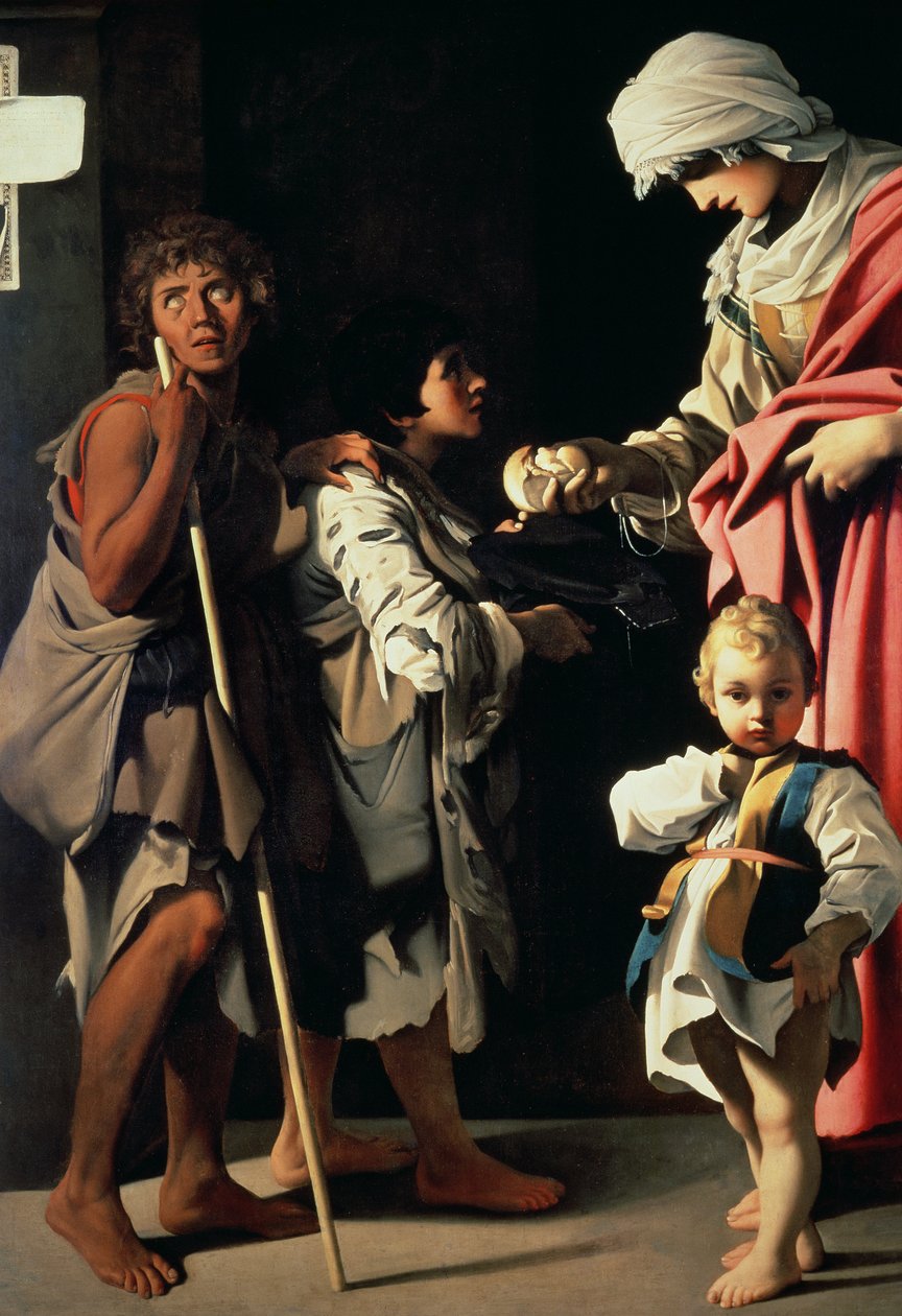 Jótékonyság, 1611 körül alkotó: Bartolomeo Schedoni