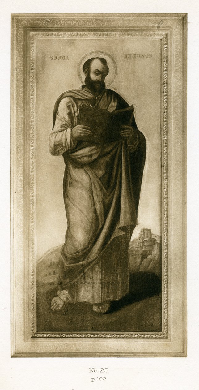 Férfi szent, talán Szent Márk, 1490 körül (olaj és tempera, tábla) alkotó: Bartolomeo Vivarini
