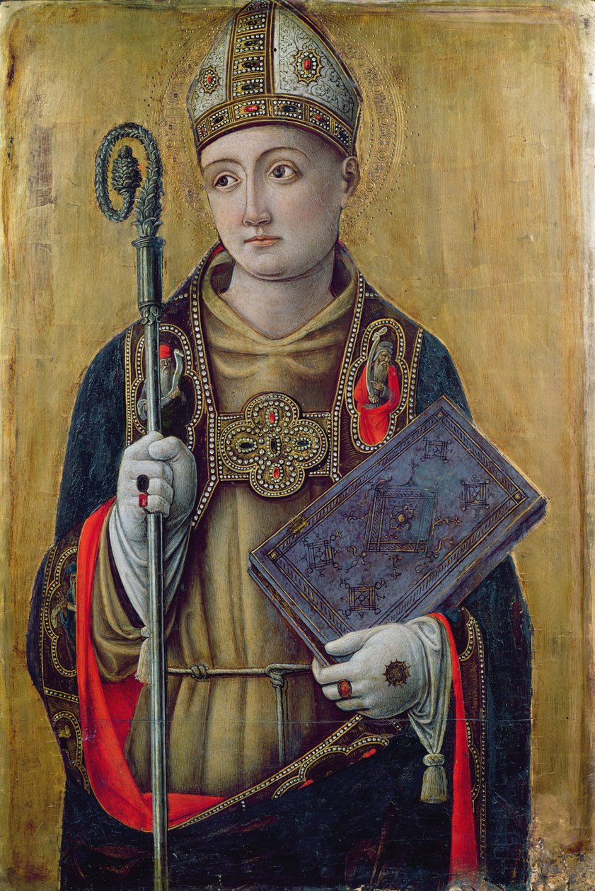 St. Louis (1274-97) of Toulouse (tempera a panelen) alkotó: Bartolomeo Vivarini